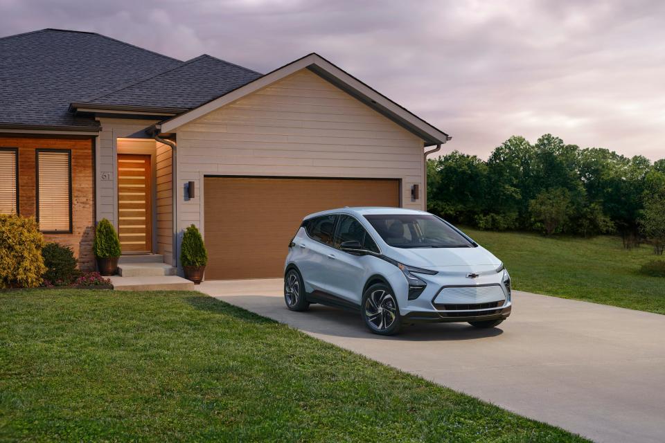 The 2023 Chevrolet Bolt EV electric hatchback.