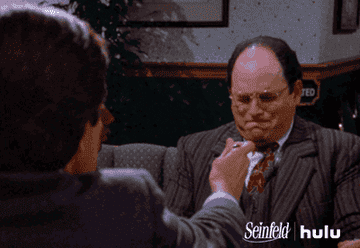 George Costanza on Seinfeld refusing food