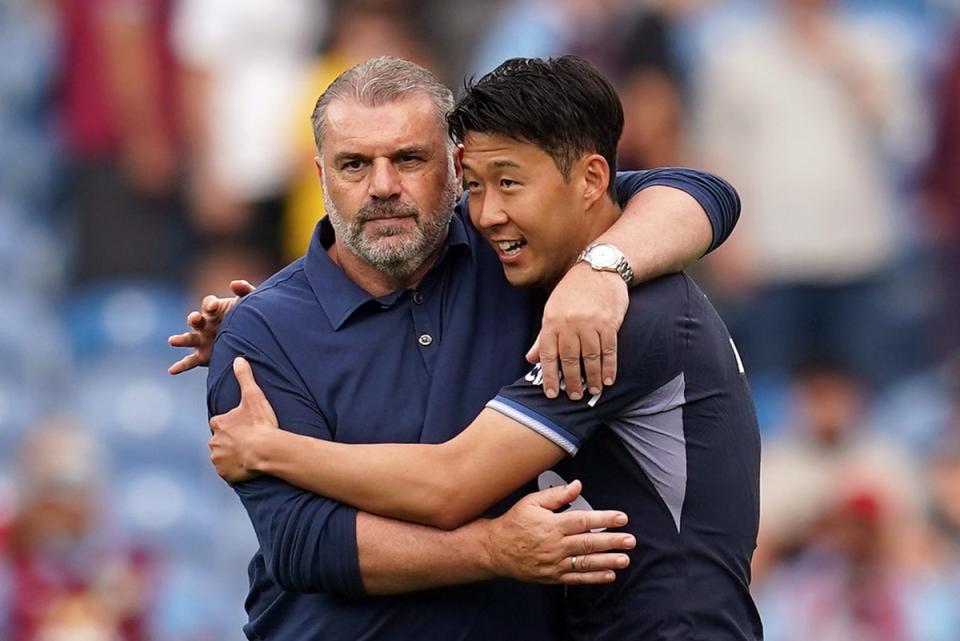 Heung-min Son was made Spurs skipper by Ange Postecoglou (PA)