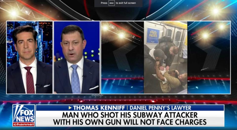 Penny’s attorney Thomas Kenniff told Fox News’ Jesse Watters that it’s “frustrating” that Penny was charged. <a href="https://www.foxnews.com/video/6349026055112" rel="nofollow noopener" target="_blank" data-ylk="slk:https://www.foxnews.com/video/6349026055112;elm:context_link;itc:0;sec:content-canvas" class="link ">https://www.foxnews.com/video/6349026055112</a>