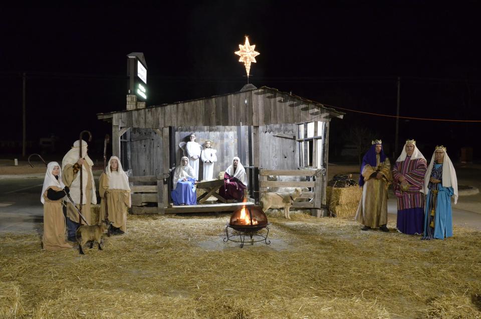 Shown in this 2019 file photo, a live Nativity scene is hosted annually at Redeemer Lutheran Church.