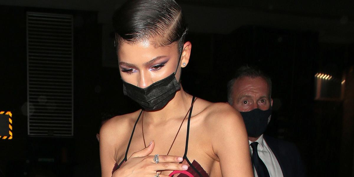 Zendaya's Plunging Cut-Out Dress Is Courtesy Of a Single Zipper