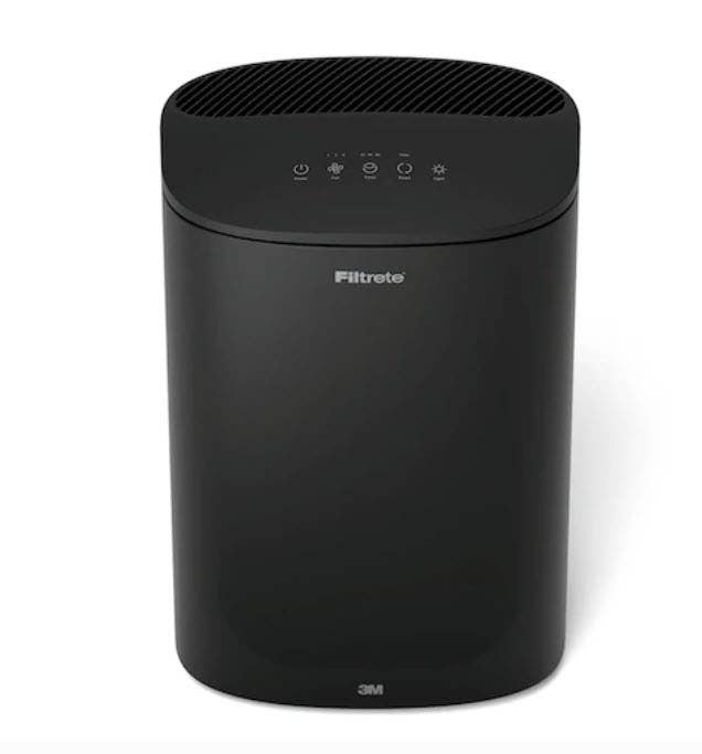 all black small Filtrete air purifier