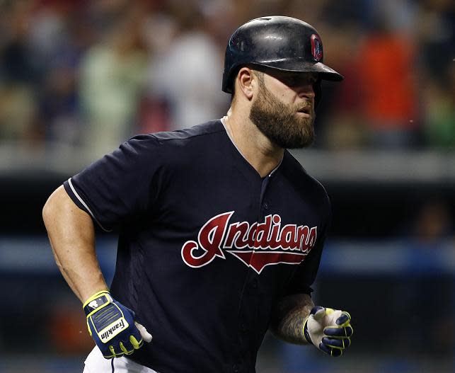 Mike Napoli did the unthinkable with his bizarre double on Friday night. (AP)