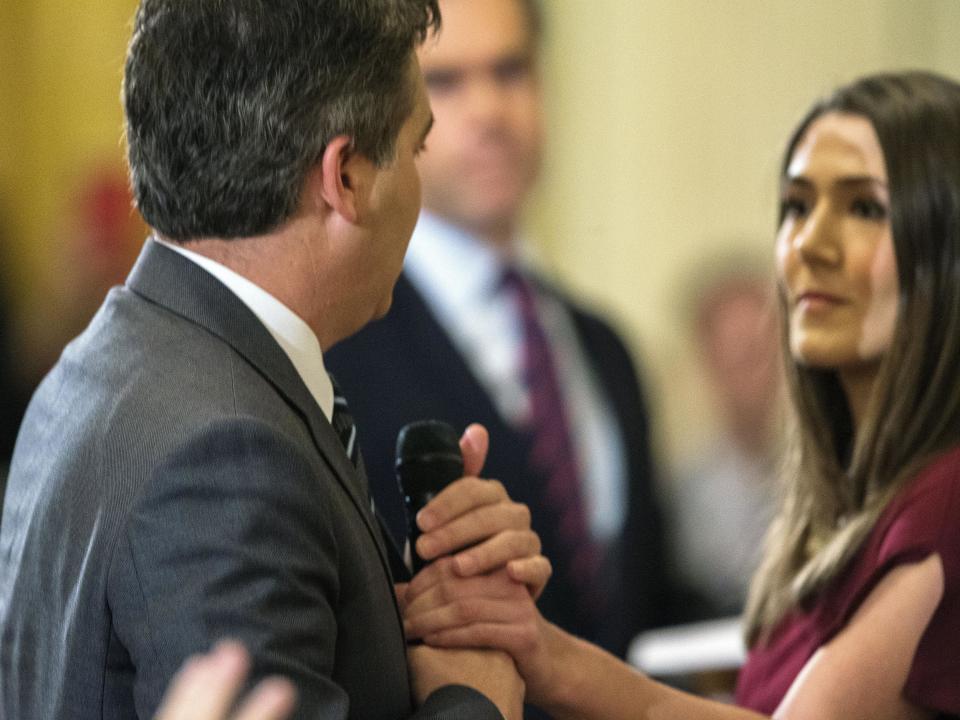 White House says Trump can choose who gets a press pass after CNN files lawsuit over Jim Acosta ban