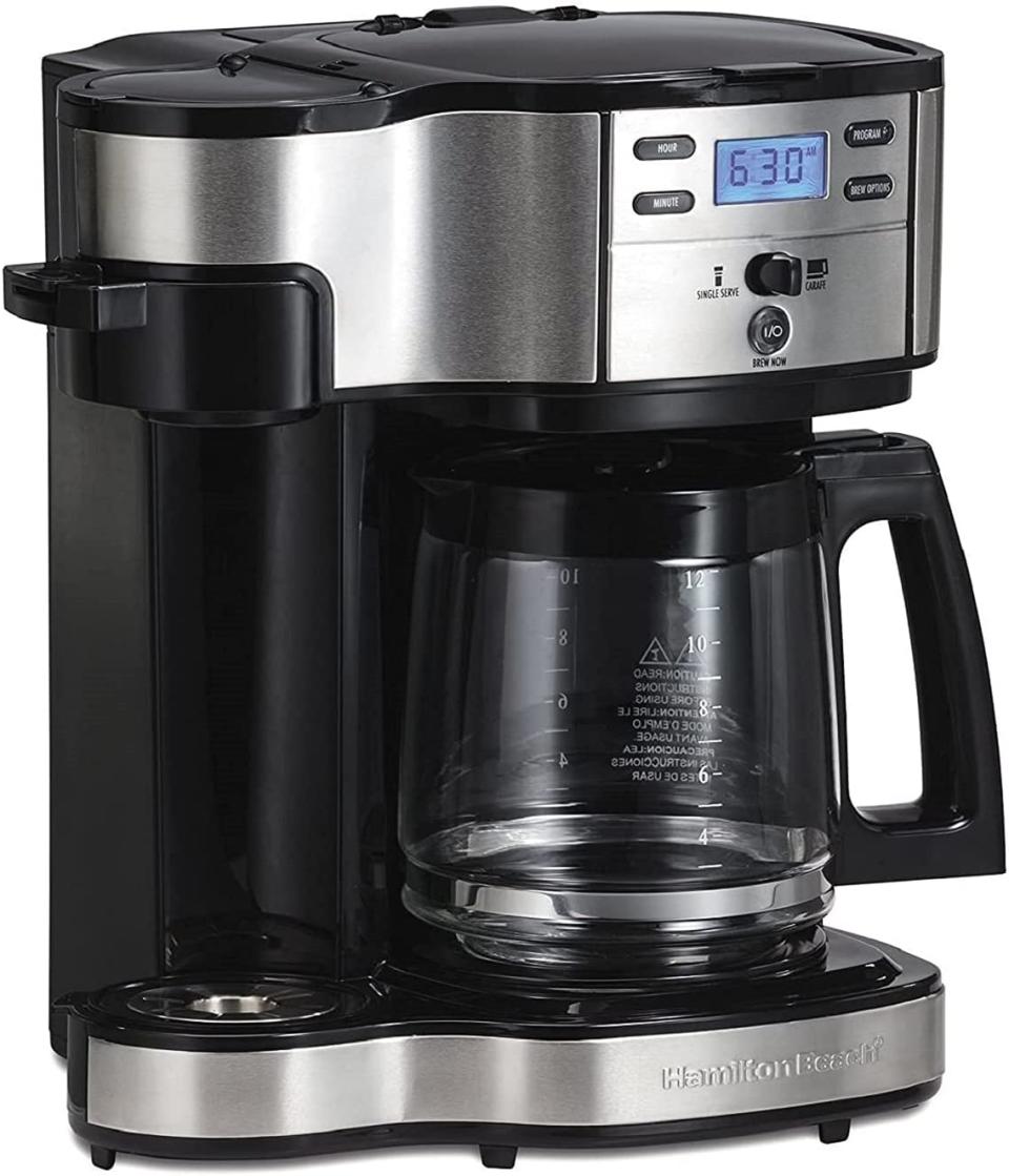 Hamilton Beach 2-Way Brewer Coffee Maker, Single-Serve and 12-Cup Pot