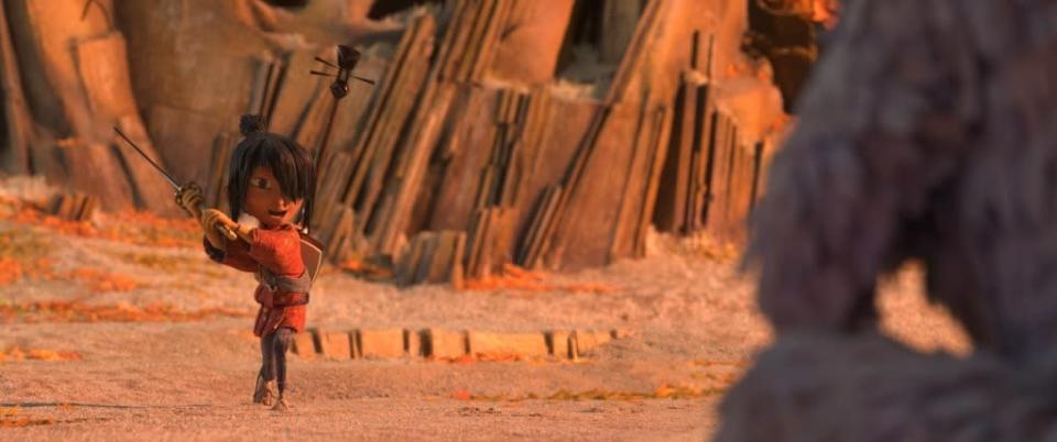 Kubo (Art Parkinson) in “Kubo and the Two Strings.” (United International Pictures)