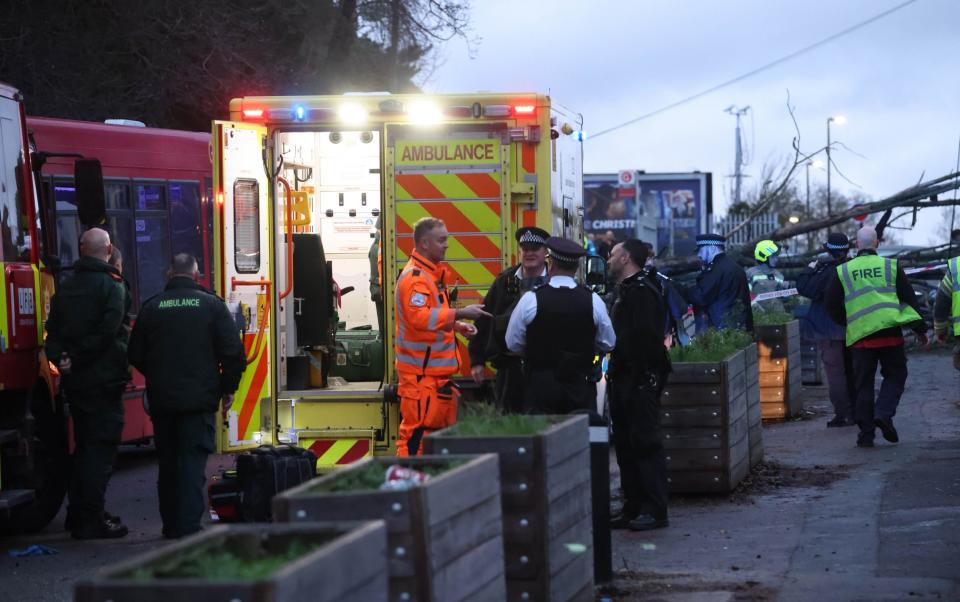 Firefighters, paramedics and air ambulance staff attended an incident in Orpington