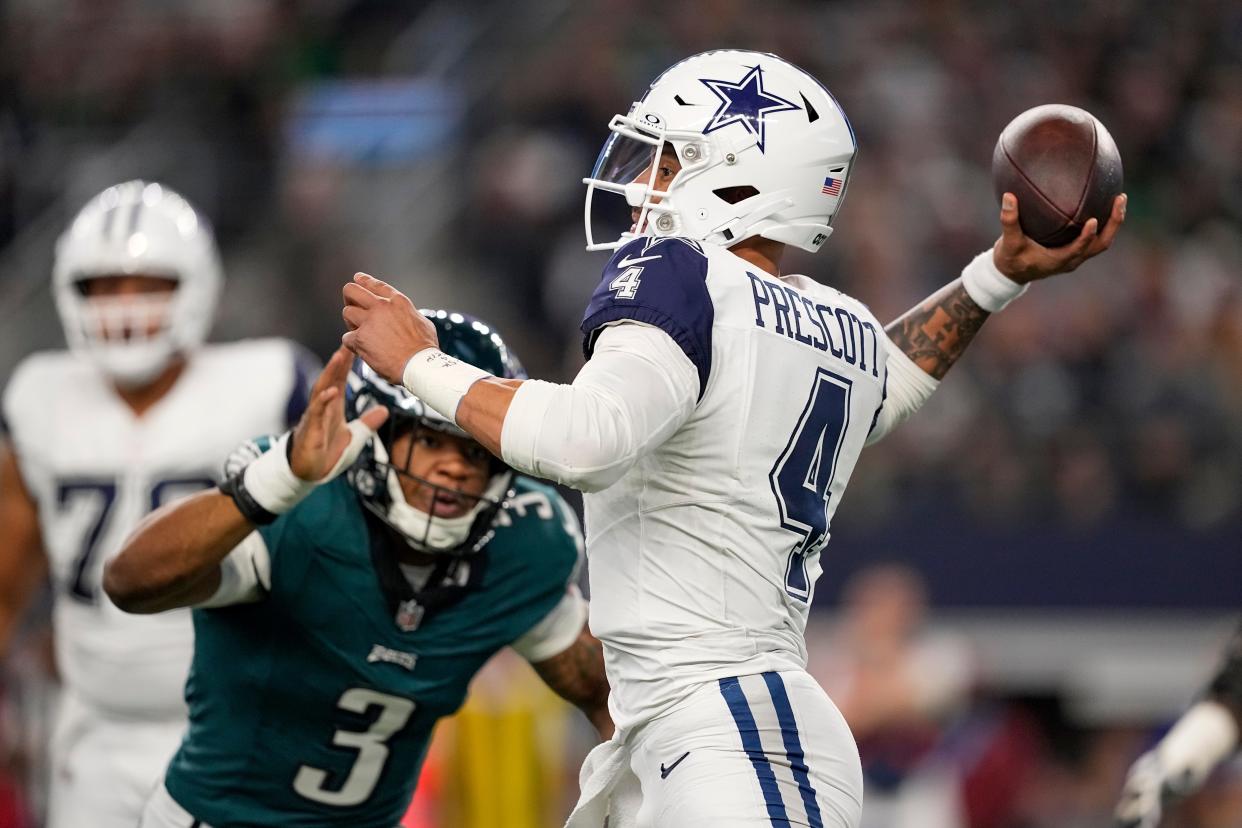 Dak Prescott has the Cowboys humming as they come to Highmark Stadium Sunday.