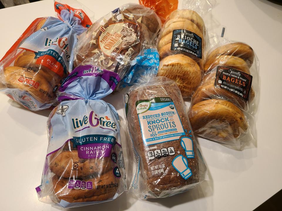 aldi breads and bagels