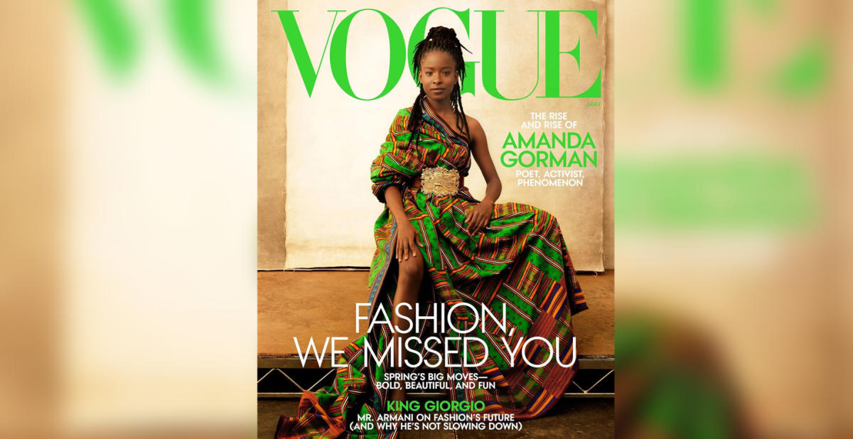 Amanda Gorman stars on the cover of Vogue magazine's May 2021 issue - Good  Morning America