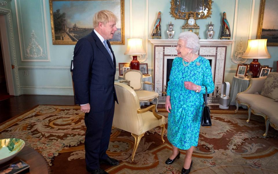 Boris Johnson met the Queen in July 2019, where she officially recognised him as the new Prime Minister - Victoria Jones/Pool via REUTERS