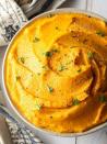<p>Opt for creamy sweet potato mash instead of the classic mashed potato dish (or better yet, make both!).</p><p><em><a href="https://www.aspicyperspective.com/the-ultimate-mashed-sweet-potatoes-recipe/" rel="nofollow noopener" target="_blank" data-ylk="slk:Get the recipe from A Spicy Perspective »;elm:context_link;itc:0;sec:content-canvas" class="link ">Get the recipe from A Spicy Perspective »</a></em></p><p><strong>RELATED: </strong><a href="https://www.goodhousekeeping.com/food-recipes/g657/sweet-potato-recipes/" rel="nofollow noopener" target="_blank" data-ylk="slk:30+ Best Sweet Potato Recipes to Try This Fall;elm:context_link;itc:0;sec:content-canvas" class="link ">30+ Best Sweet Potato Recipes to Try This Fall</a><br></p>