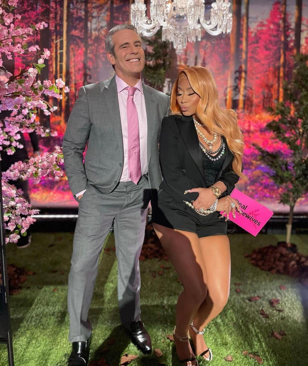 Nicki Minaj and Andy Cohen