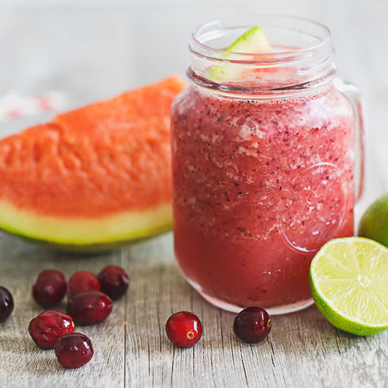 Cranberry-Watermelon Slushie