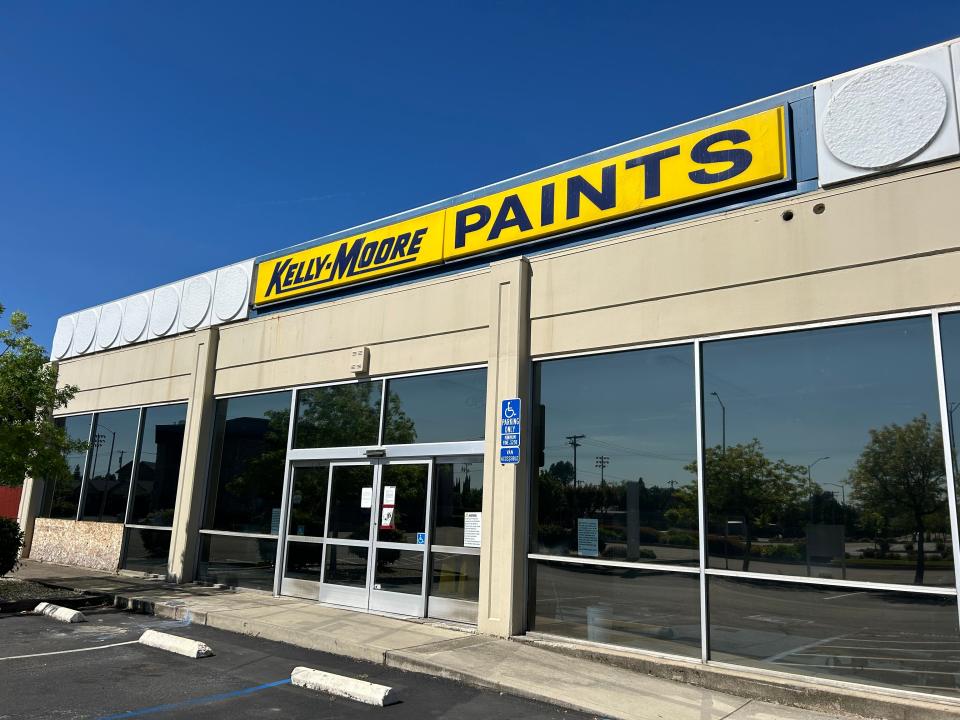 Kelly-Moore Paints in Redding closed in early 2024 after the company went out of business after 78 years.