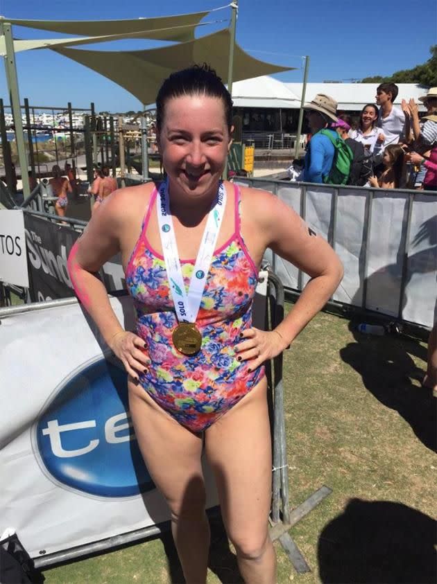 Now Rachelle is swimming the English Channel to raise money for PANDA. Photo: Supplied