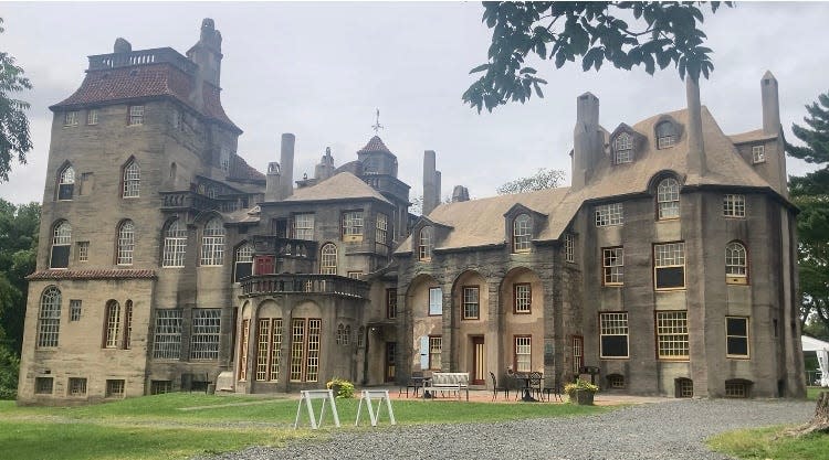 Fonthill was built by Henry Chapman Mercer as his residence, but its castle-like quality puts it on the list of 5 castles of Bucks County.