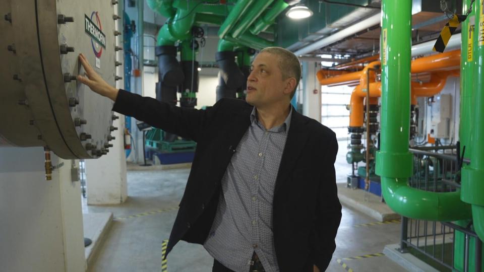 Scott Demark, president of Zibi Community Utility, says the system is capable of delivering enough heat for four million square feet of buildings.