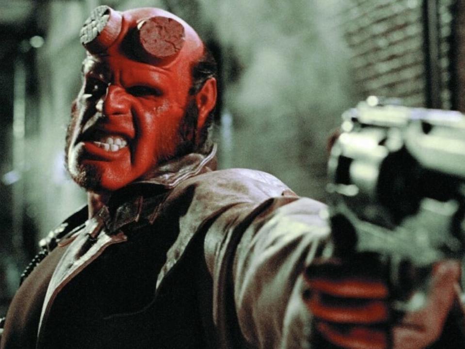 Ron Perlman as Hellboy.