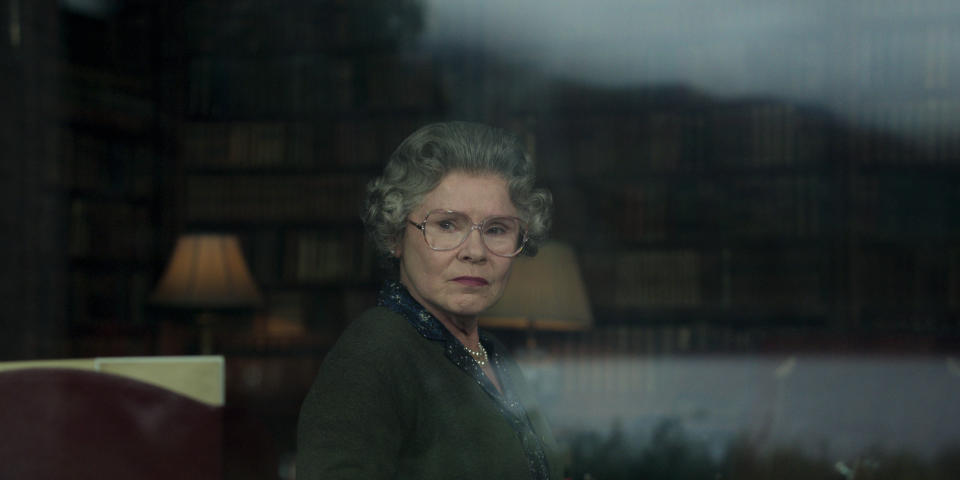 Imelda Staunton as Queen Elizabeth II in The Crown S5. (Netflix)