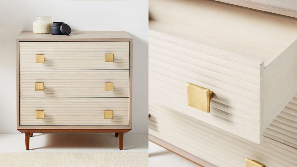 This über-stylish dresser is stylish and roomy.