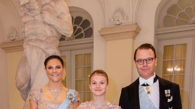 gala dinner for prince christian of denmark on his 18th birthday in copenhagen