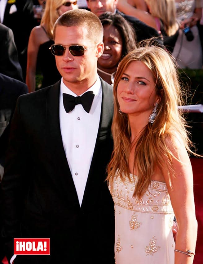 Jennifer Aniston y Brad Pitt