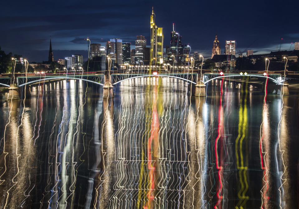 Frankfurt has become a popular choice for financial institutions looking to relocate post-Brexit (Frank Rumpenhorst/dpa via AP)