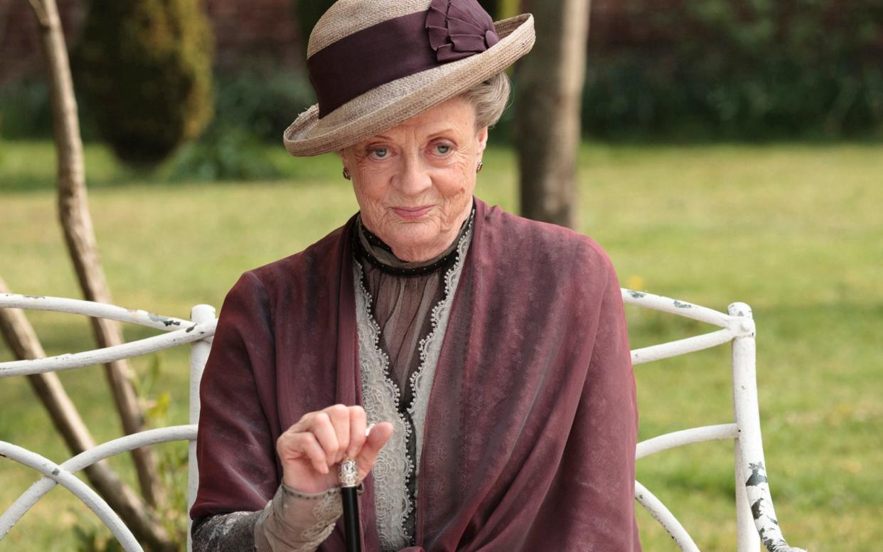 Maggie Smith as the Dowager Countess Grantham - AP