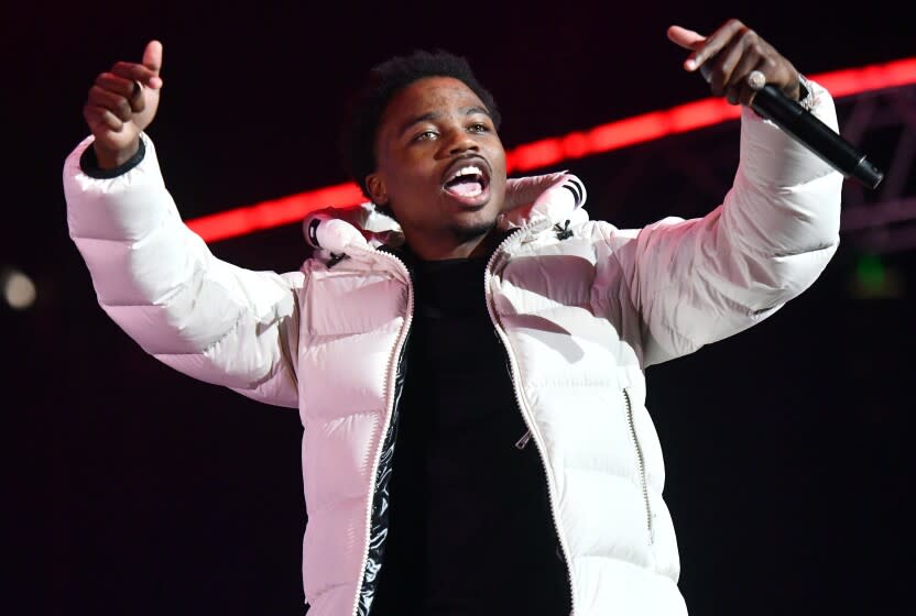 Roddy Ricch performs during the 7th Annual BET Experience at Staples Center on June 21, 2019 in Los Angeles, California.