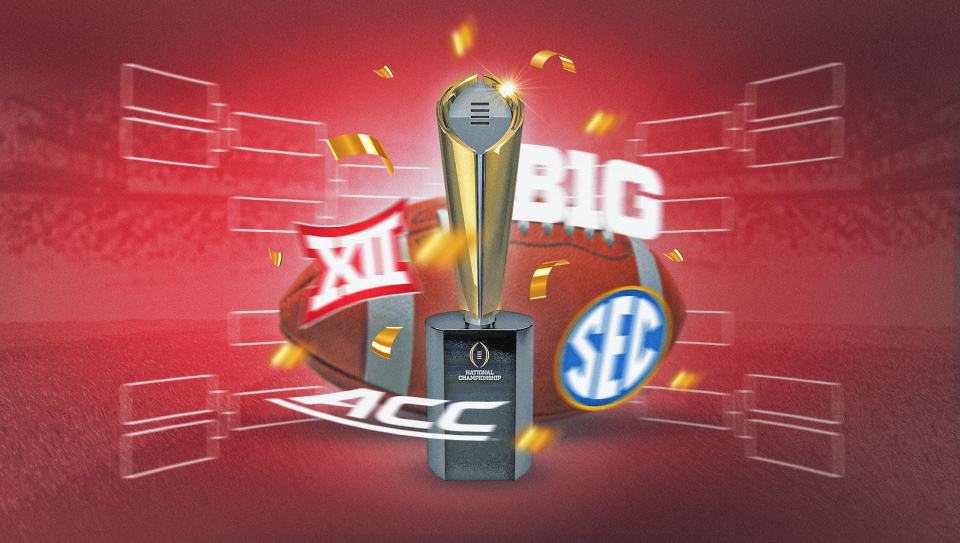 The four teams that win power conference titles will receive byes in the new College Football Playoff. (Amy Monks/Yahoo Sports)