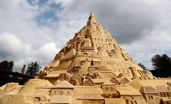 The Duisburg sandcastle.