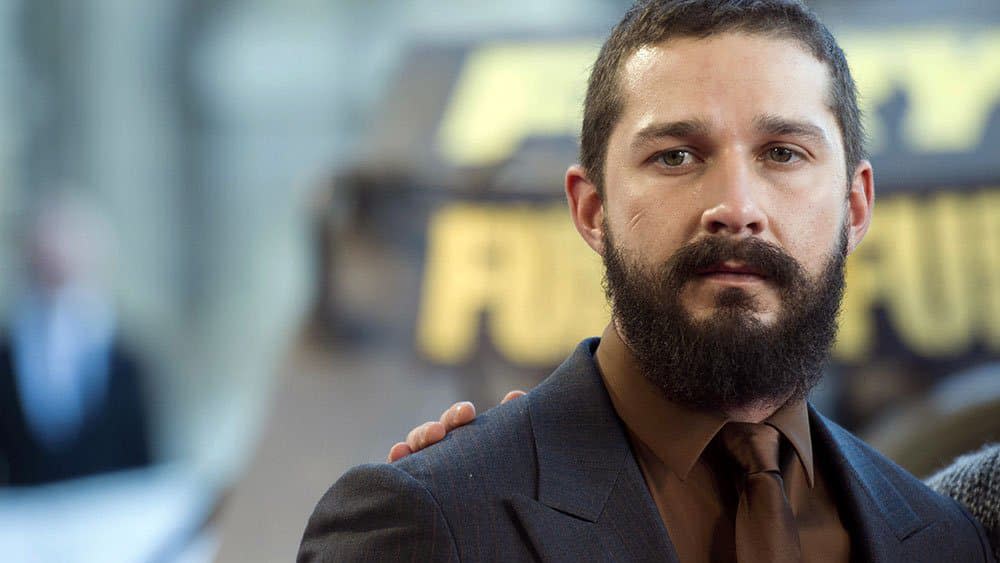 Shia Laboeuf en 2014 à Paris. - Martin Bureau - AFP