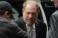 Film producer Harvey Weinstein arrives at New York Criminal Court for his ongoing sexual assault trial in the Manhattan borough of New York City