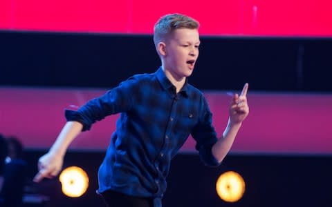 Jude chooses Team will.i.am after showing the coaches some of his dance moves - Credit: ITV