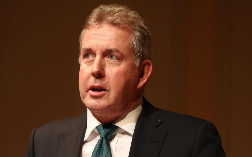 Sir Kim Darroch resigned after the publication of cables in which he called the Trump administration 'inept' - PA