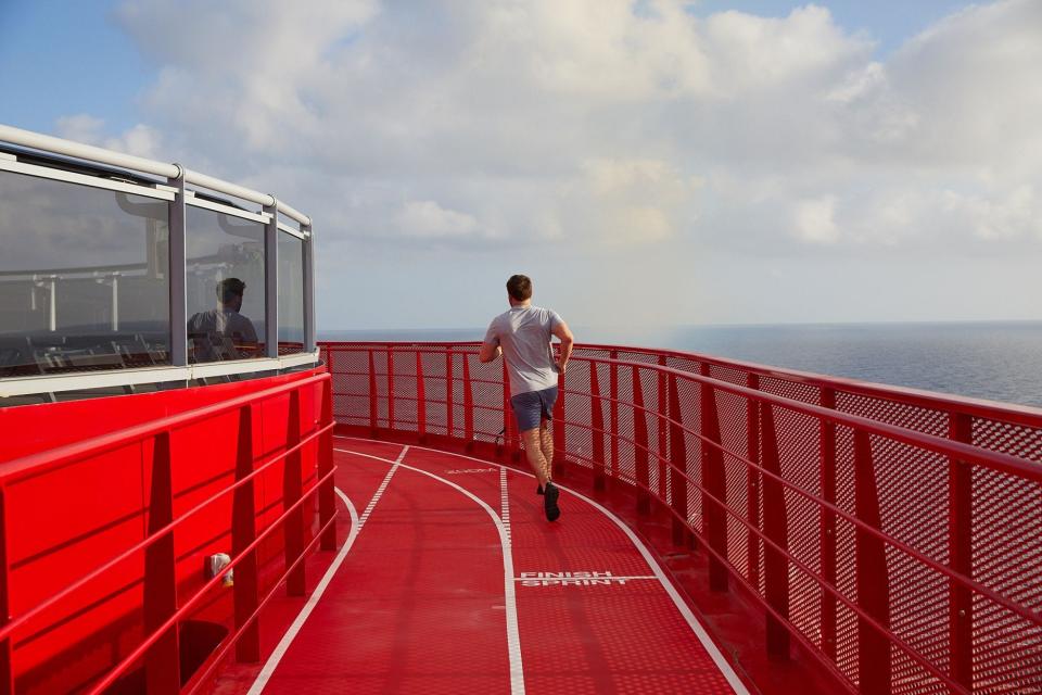 Virgin Voyages Running Track