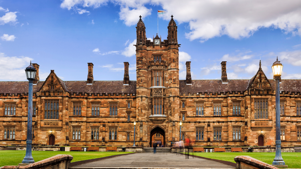 Best Universities: The exterior of the University of Sydney.