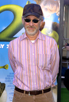 Steven Spielberg at the L.A. premiere of Dreamworks' Shrek 2