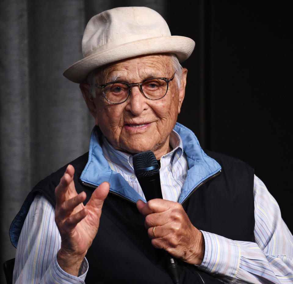 Closeup of Norman Lear