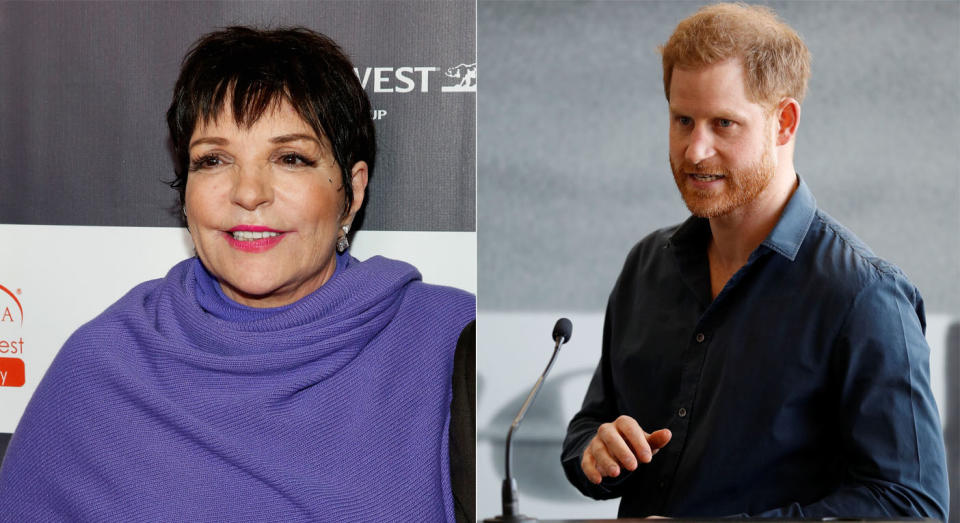 Liza Minnelli denied she is helping the prince settle into LA. (Getty Images)