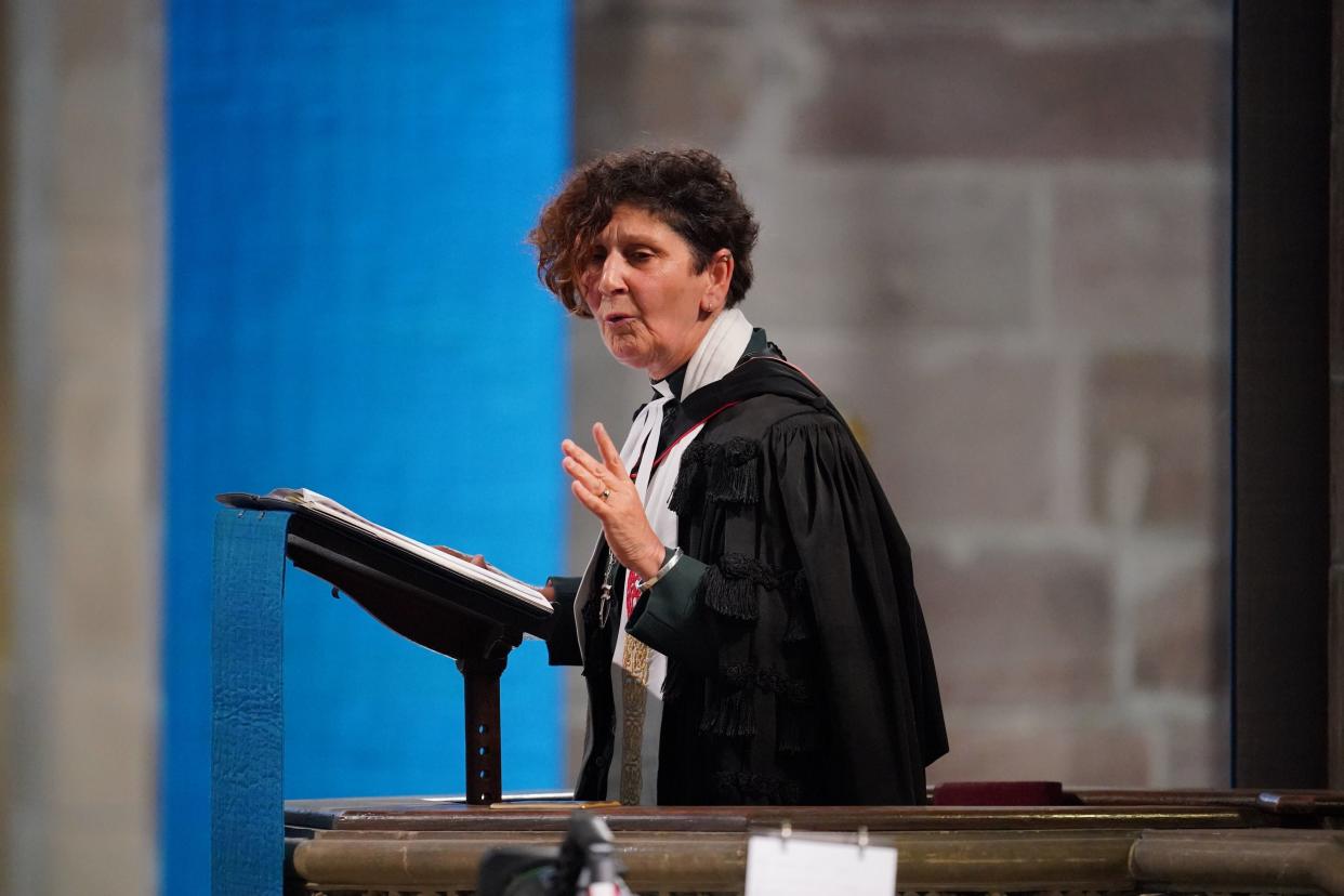 The Right Reverend Sally Foster-Fulton, Moderator of the General Assembly of the Church of Scotland (PA)