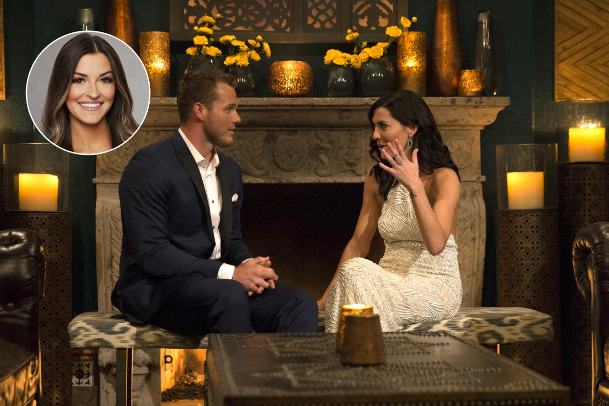 Becca Kufrin with Colton, on ‘The Bachelorette.’ (Photo: ABC/Paul Hebert)