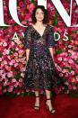 <p>In Zac Posen. </p>