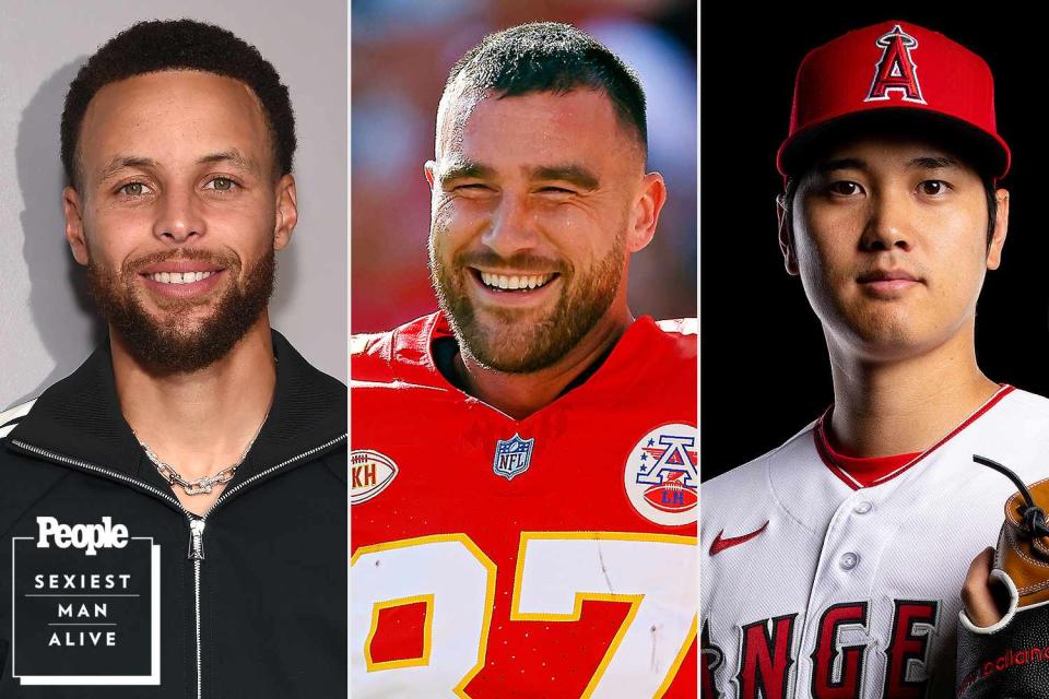 <p>ABC via Getty; David Eulitt/Getty; Daniel Shirey/MLB Photos via Getty</p> Sexiest Men in Sports: Steph Curry, Travis Kelce, Shohei Ohtani