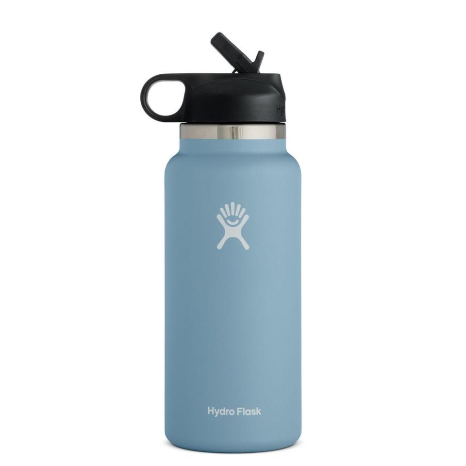 23) Hydroflask 32 oz Wide Mouth w/ Straw Lid