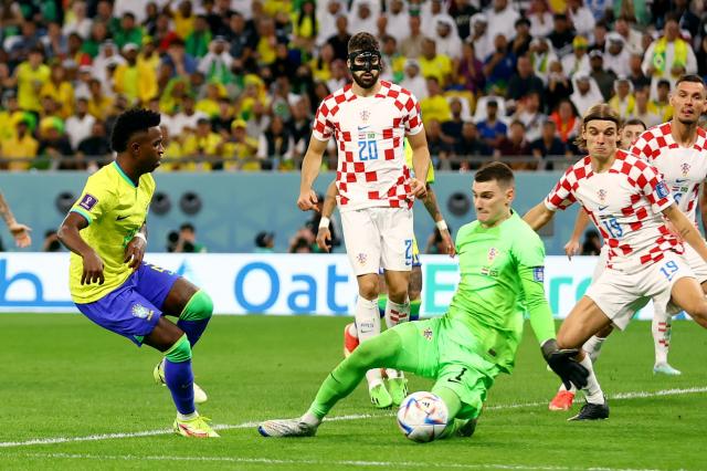 Dominik Livaković stands tall as Croatia stuns Neymar and Brazil 