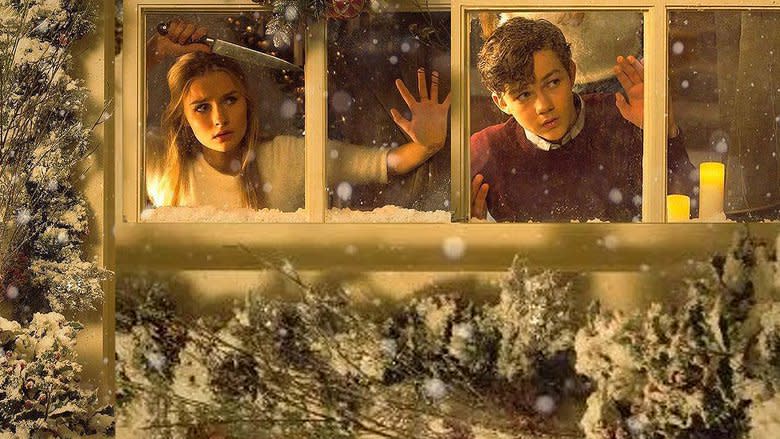 Olivia DeJonge and Levi Miller in Christmas horror comedy ‘Better Watch Out’ (credit: Universal)