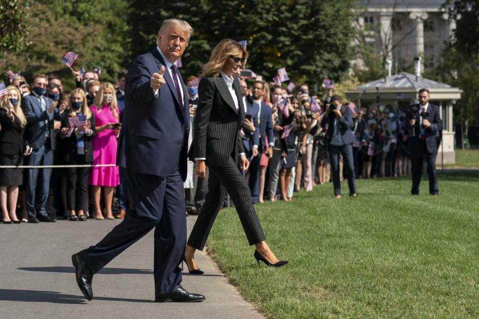 President Trump and Melania Trump